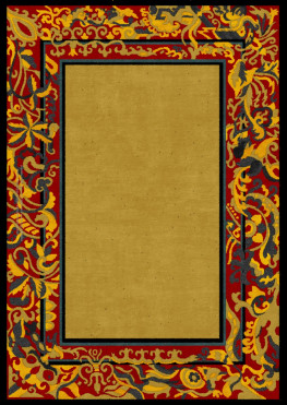Anna-Veda 7369-ed011 - handmade rug,  tibetan (India), 100 knots quality
